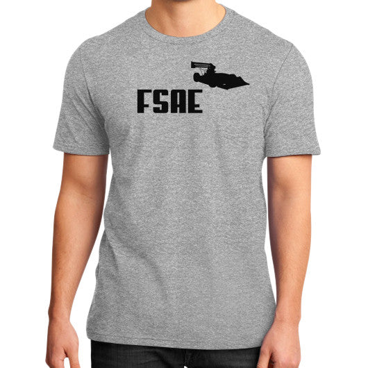 District T-Shirt (on man) Heather grey FSAEparts.com