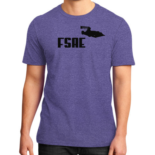 District T-Shirt (on man) Heather purple FSAEparts.com