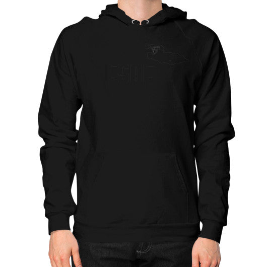 Hoodie (on man) Black FSAEparts.com