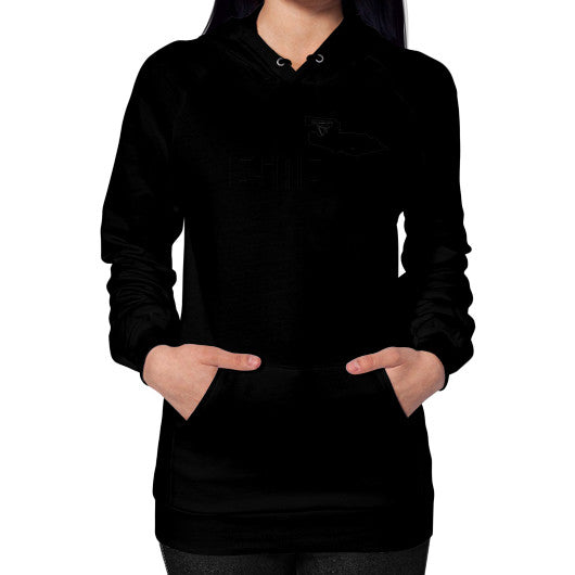 Hoodie (on woman) Black FSAEparts.com