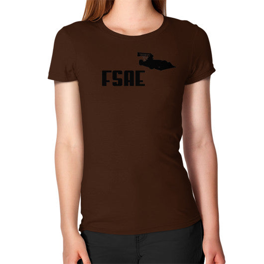 Women's T-Shirt Brown FSAEparts.com