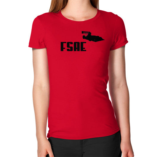 Women's T-Shirt Red FSAEparts.com