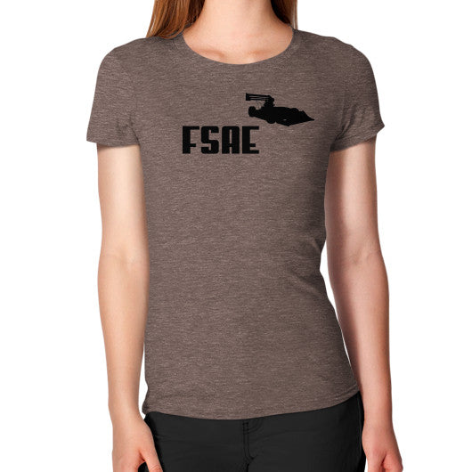Women's T-Shirt Tri-Blend Coffee FSAEparts.com